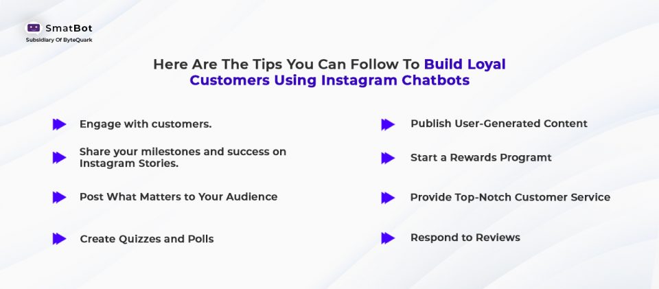 Instagram chatbot tips